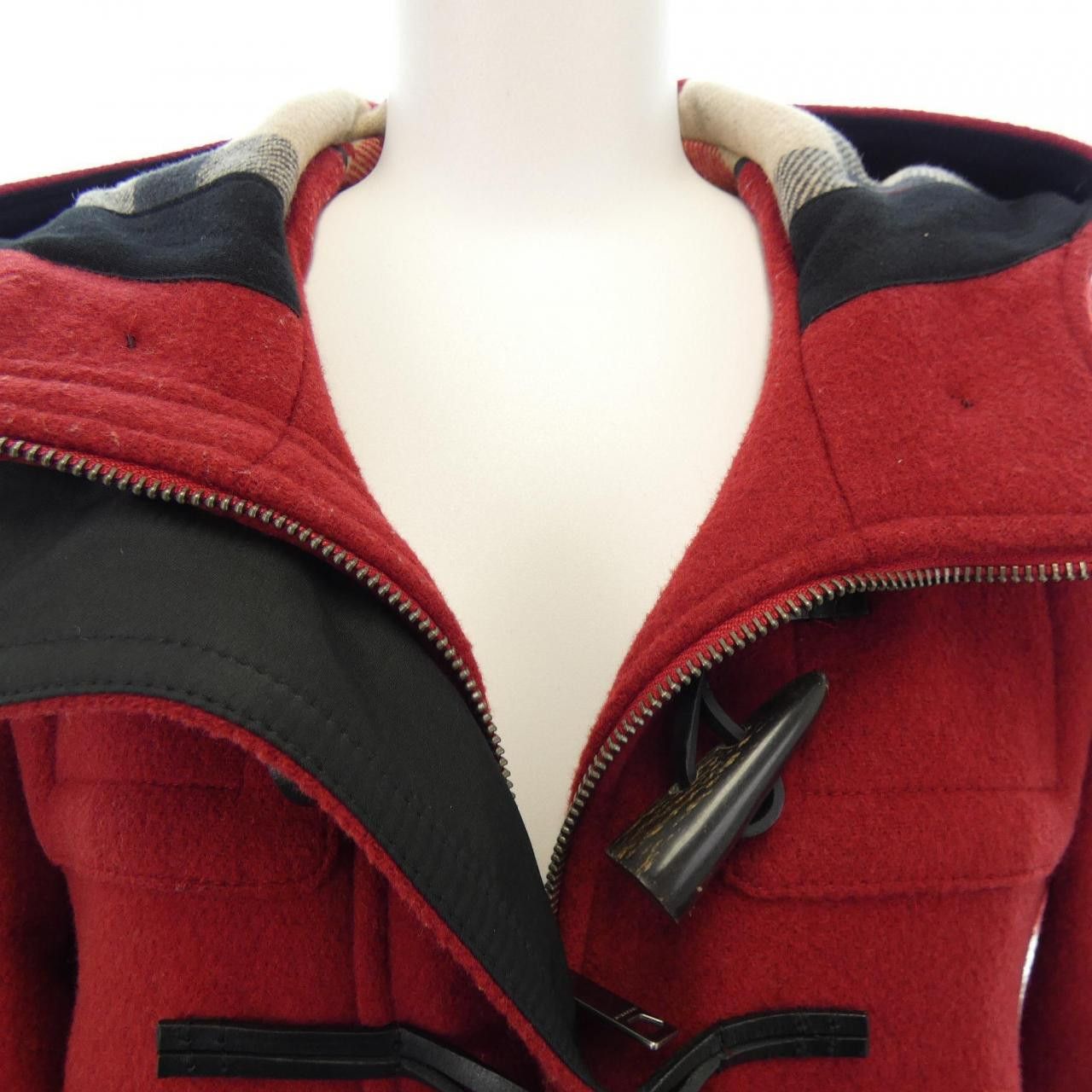Burberry Burberry Wool Duffle Coat Cotton Outerwear 40227681 DUTY FREE for USA