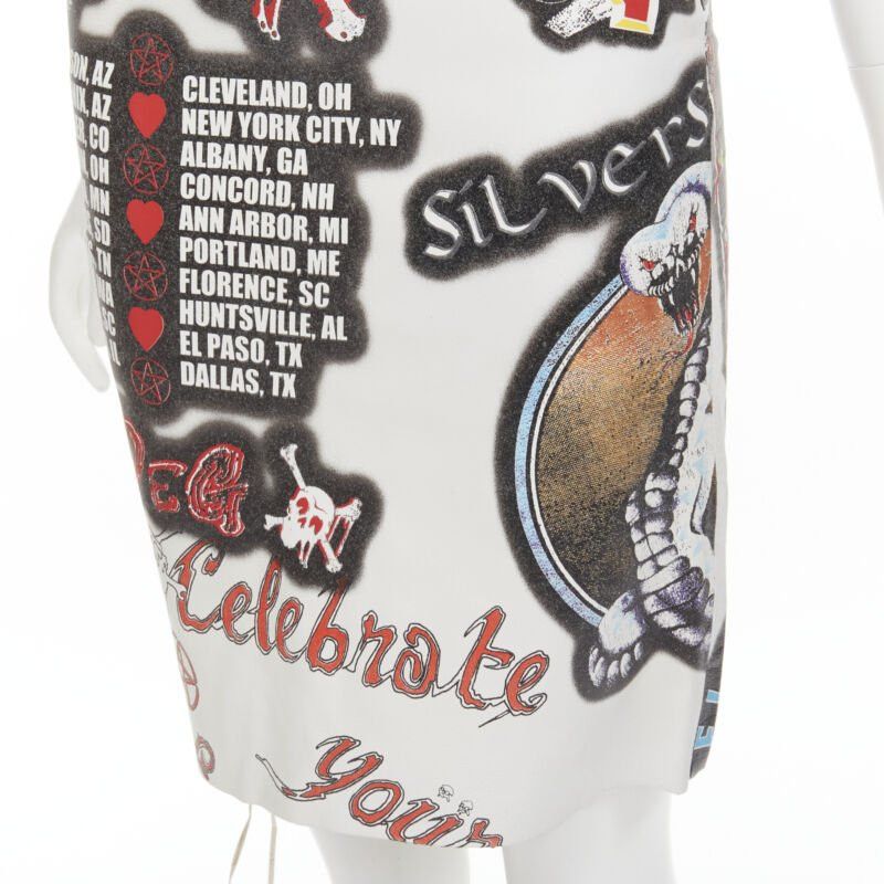 Dolce & Gabbana rare D&G DOLCE GABBANA 2001 Runway Acid Rock rock lace up leather skirt IT38 XS Size 26" / US 2 / IT 38 - 8 Thumbnail
