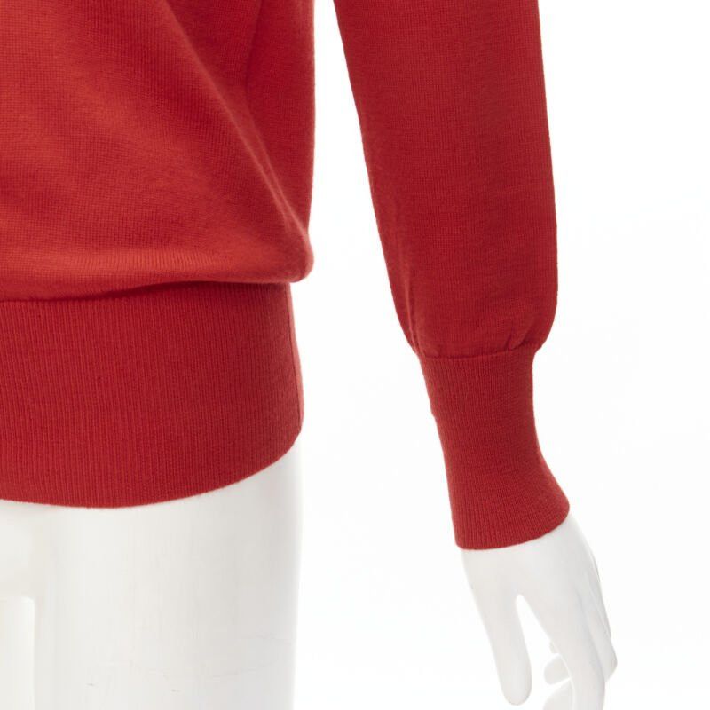 Markus Lupfer MARKUS LUPFER comic eyes sequins red pullover sweater XS Size XS / US 0-2 / IT 36-38 - 7 Thumbnail