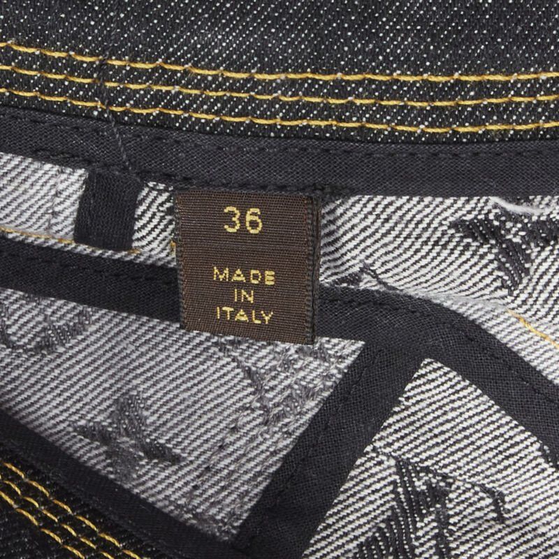 Louis Vuitton rare LOUIS VUITTON LV mongram jacquard raw cut patchwork shorts FR36 S Size 27" / US 4 / IT 40 - 7 Thumbnail