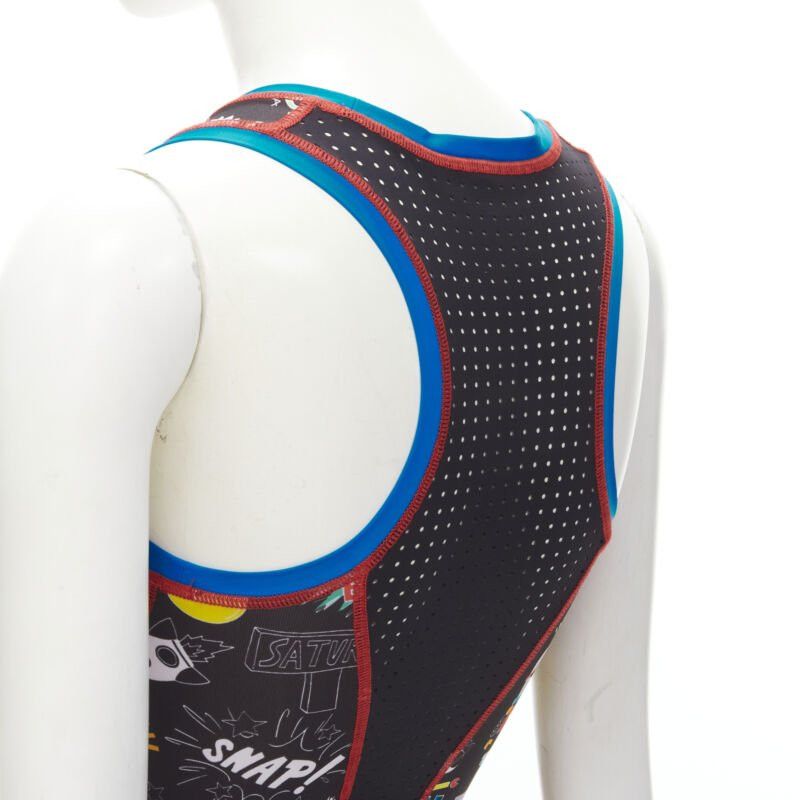 Fendi FENDI Activewear black FF robot Monster Eye tank top XS Size XS / US 0-2 / IT 36-38 - 8 Thumbnail