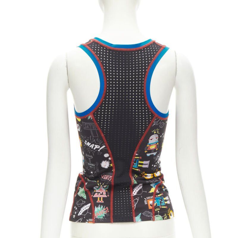 Fendi FENDI Activewear black FF robot Monster Eye tank top XS Size XS / US 0-2 / IT 36-38 - 5 Thumbnail