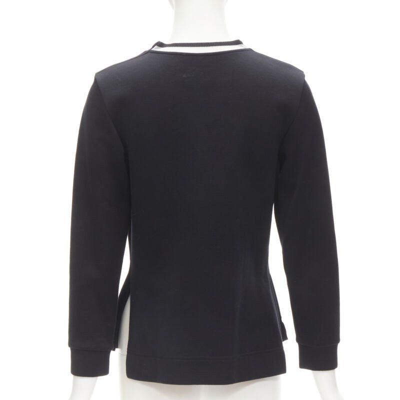Fendi FENDI Flowerland leather spike stud mesh crew neck pullover sweater S Size S / US 4 / IT 40 - 5 Thumbnail
