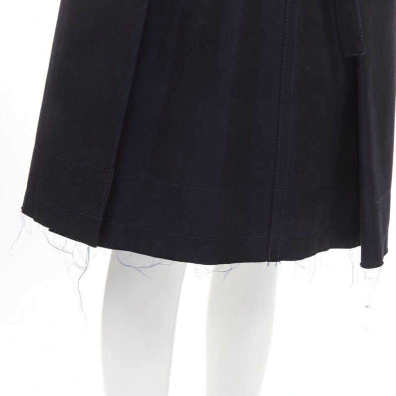 Sacai SACAI XL silver grommet lace front A-line skirt S Size 26" / US 2 / IT 38 - 8 Thumbnail