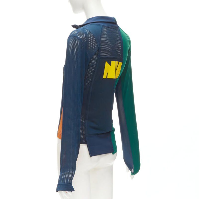 Sacai SACAI NIKE Athletics West patchwork football perforated half zip top XXS Size ONE SIZE - 5 Thumbnail
