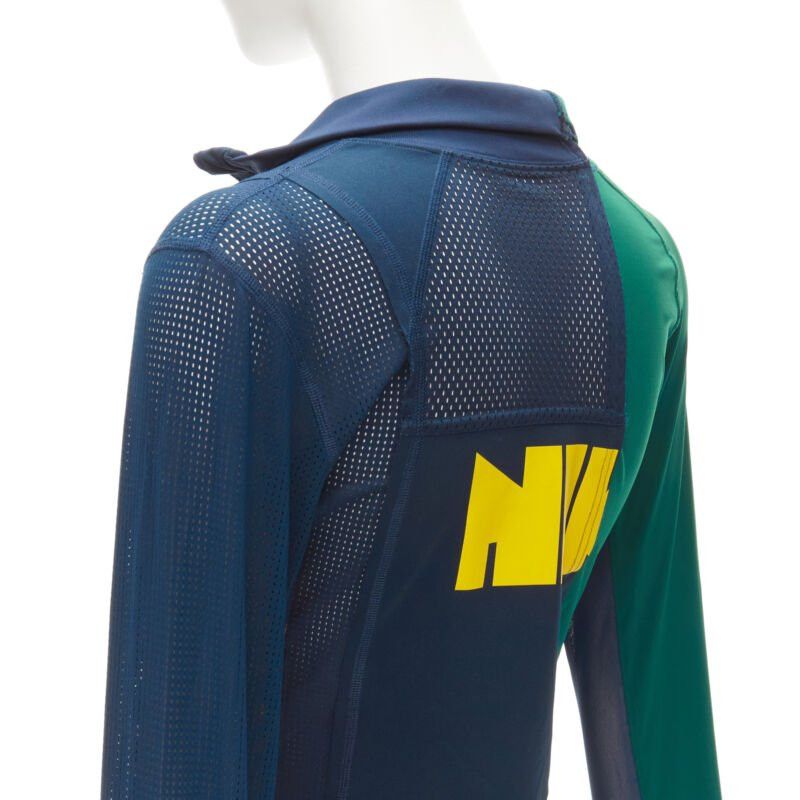 Sacai SACAI NIKE Athletics West patchwork football perforated half zip top XXS Size ONE SIZE - 8 Thumbnail