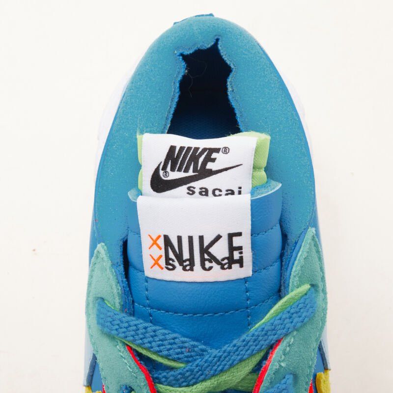 Nike new SACAI KAWS Nike Blazer Low neptune blue mid sneaker EU5 EU37.5 DM7901 400 Size US 5 / IT 35 - 9 Thumbnail
