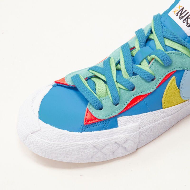 Nike new SACAI KAWS Nike Blazer Low neptune blue mid sneaker EU5 EU37.5 DM7901 400 Size US 5 / IT 35 - 7 Thumbnail