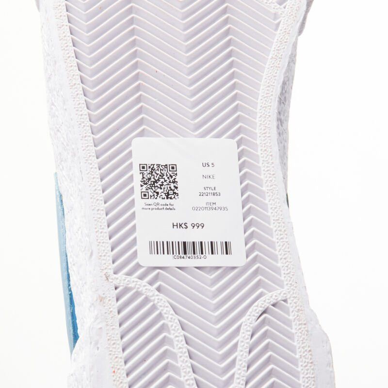 Nike new SACAI KAWS Nike Blazer Low neptune blue mid sneaker EU5 EU37.5 DM7901 400 Size US 5 / IT 35 - 10 Thumbnail