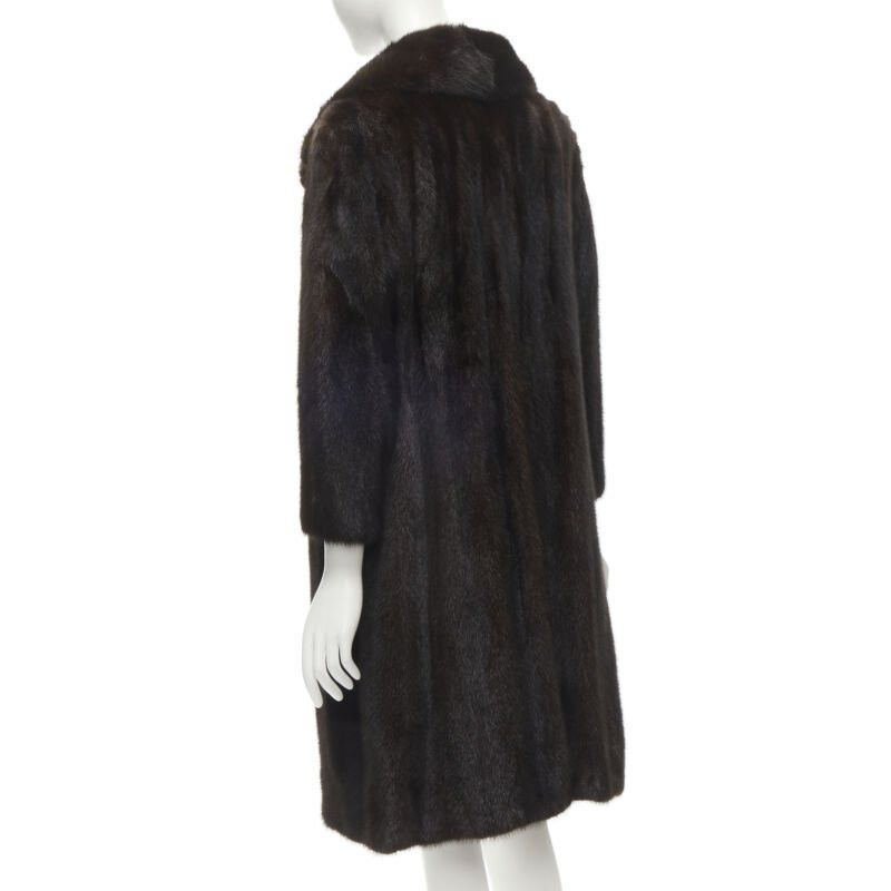 Other NEW YORK FUR brown fur oversized collar long sleeve long coat Size S / US 4 / IT 40 - 7 Thumbnail