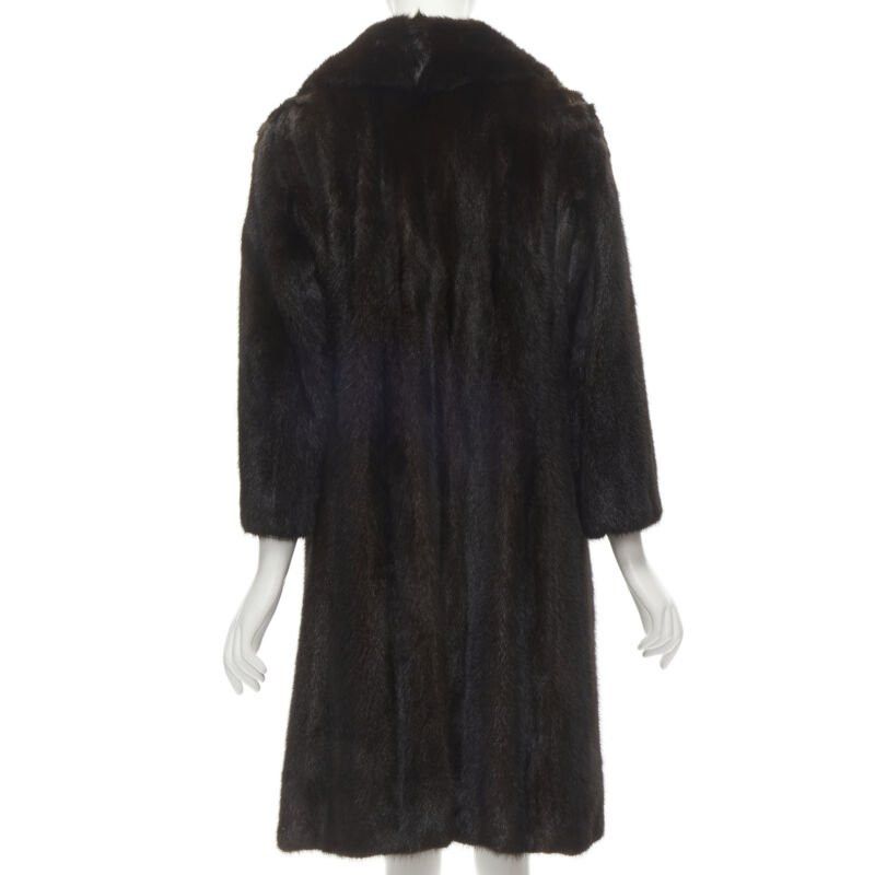 Other NEW YORK FUR brown fur oversized collar long sleeve long coat Size S / US 4 / IT 40 - 6 Thumbnail