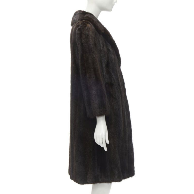 Other NEW YORK FUR brown fur oversized collar long sleeve long coat Size S / US 4 / IT 40 - 5 Thumbnail