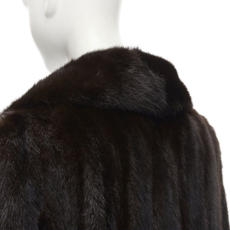 Other NEW YORK FUR brown fur oversized collar long sleeve long coat Size S / US 4 / IT 40 - 8 Thumbnail