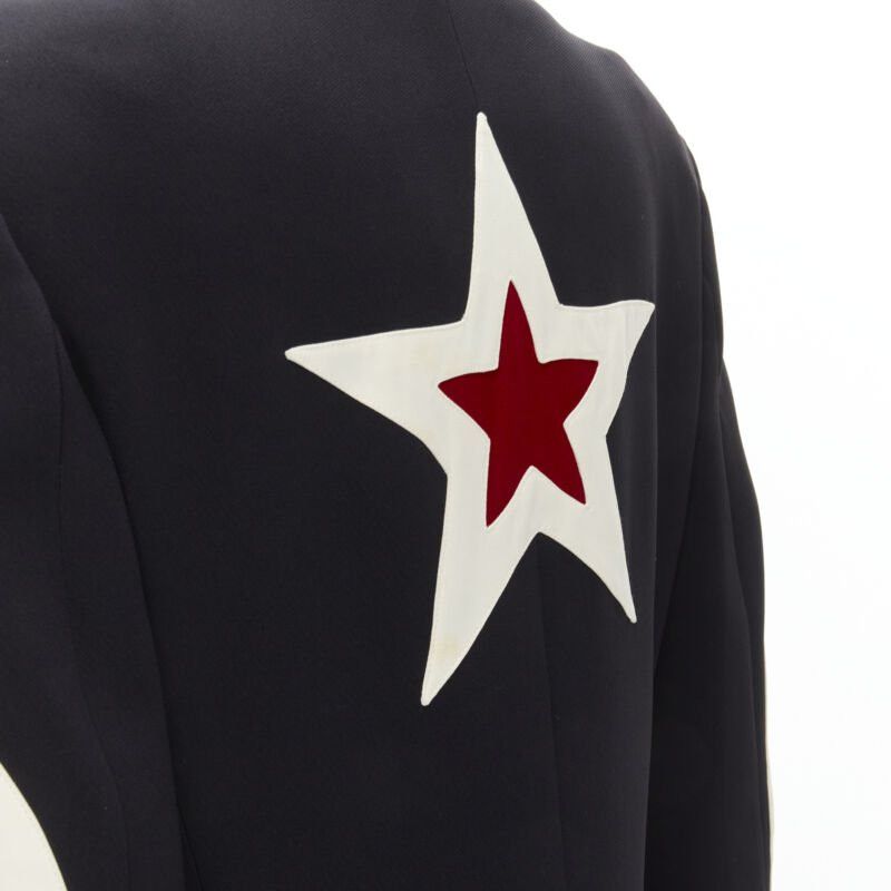 Moschino MOSCHINO COUTURE! black red creoe Star Bullseye geometric blazer IT42 L Size M / US 6-8 / IT 42-44 - 2 Thumbnail