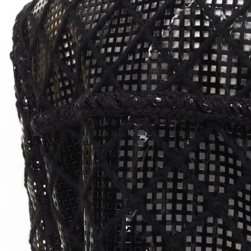 Chanel CHANEL 15K Brasserie Gabrielle Runway cutout PVC braided tweed jacket FR46 2XL Size XL / US 12-14 / IT 48-50 - 10 Thumbnail
