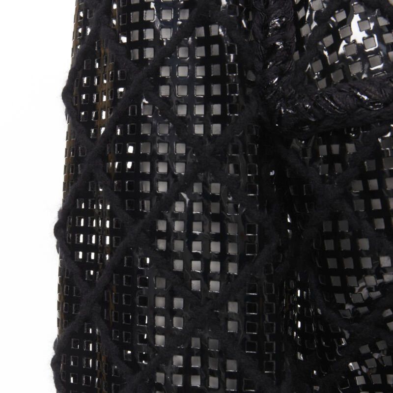 Chanel CHANEL 15K Brasserie Gabrielle Runway cutout PVC braided tweed jacket FR46 2XL Size XL / US 12-14 / IT 48-50 - 11 Thumbnail