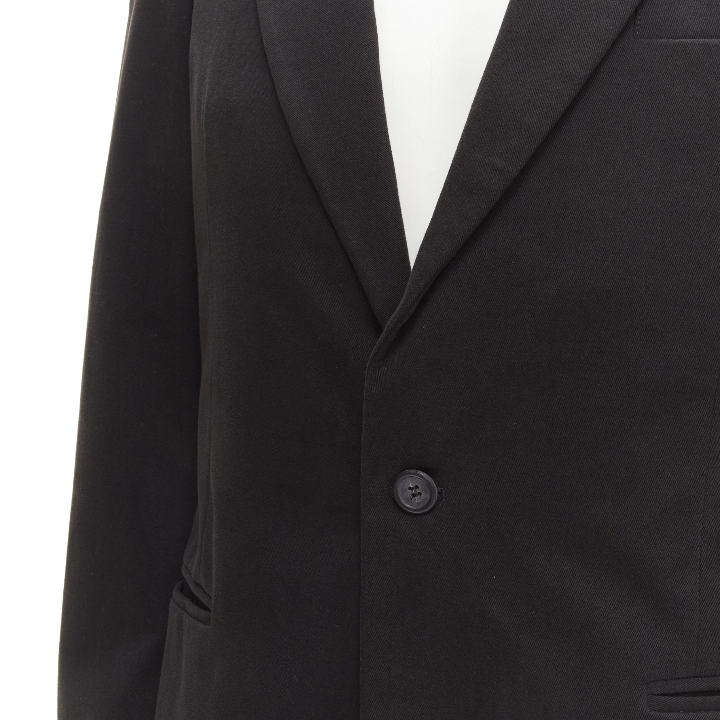 Raf Simons RAF SIMONS 2002 cotton black detachable layered longline coat jacket IT46 S Size US S / EU 44-46 / 1 - 8 Thumbnail