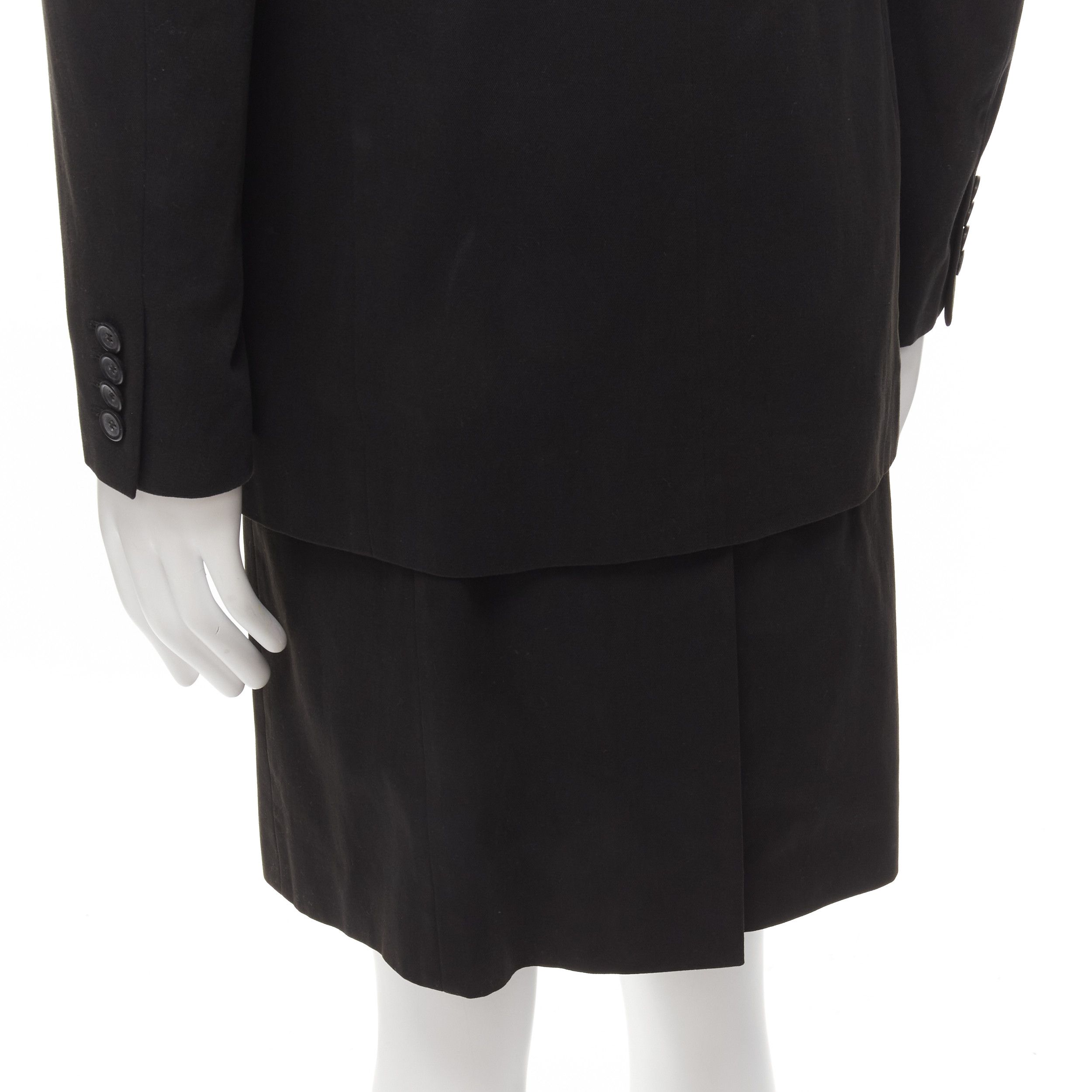 Raf Simons RAF SIMONS 2002 cotton black detachable layered longline coat jacket IT46 S Size US S / EU 44-46 / 1 - 9 Thumbnail