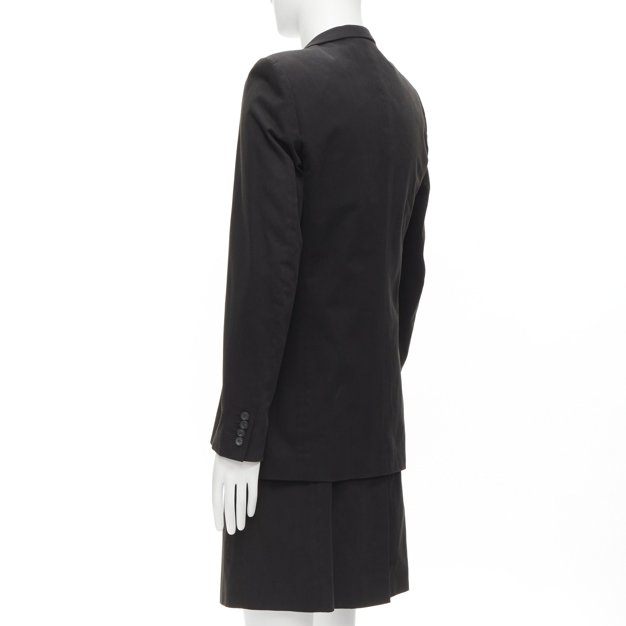 Raf Simons RAF SIMONS 2002 cotton black detachable layered longline coat jacket IT46 S Size US S / EU 44-46 / 1 - 7 Thumbnail