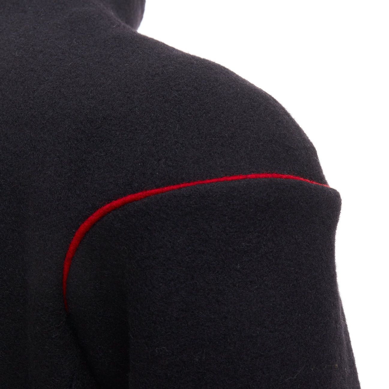 Chanel rare CHANEL 2015 Runway Edelweiss flower embroidery circle pocket wool coat FR42 Size L / US 10 / IT 46 - 11 Thumbnail