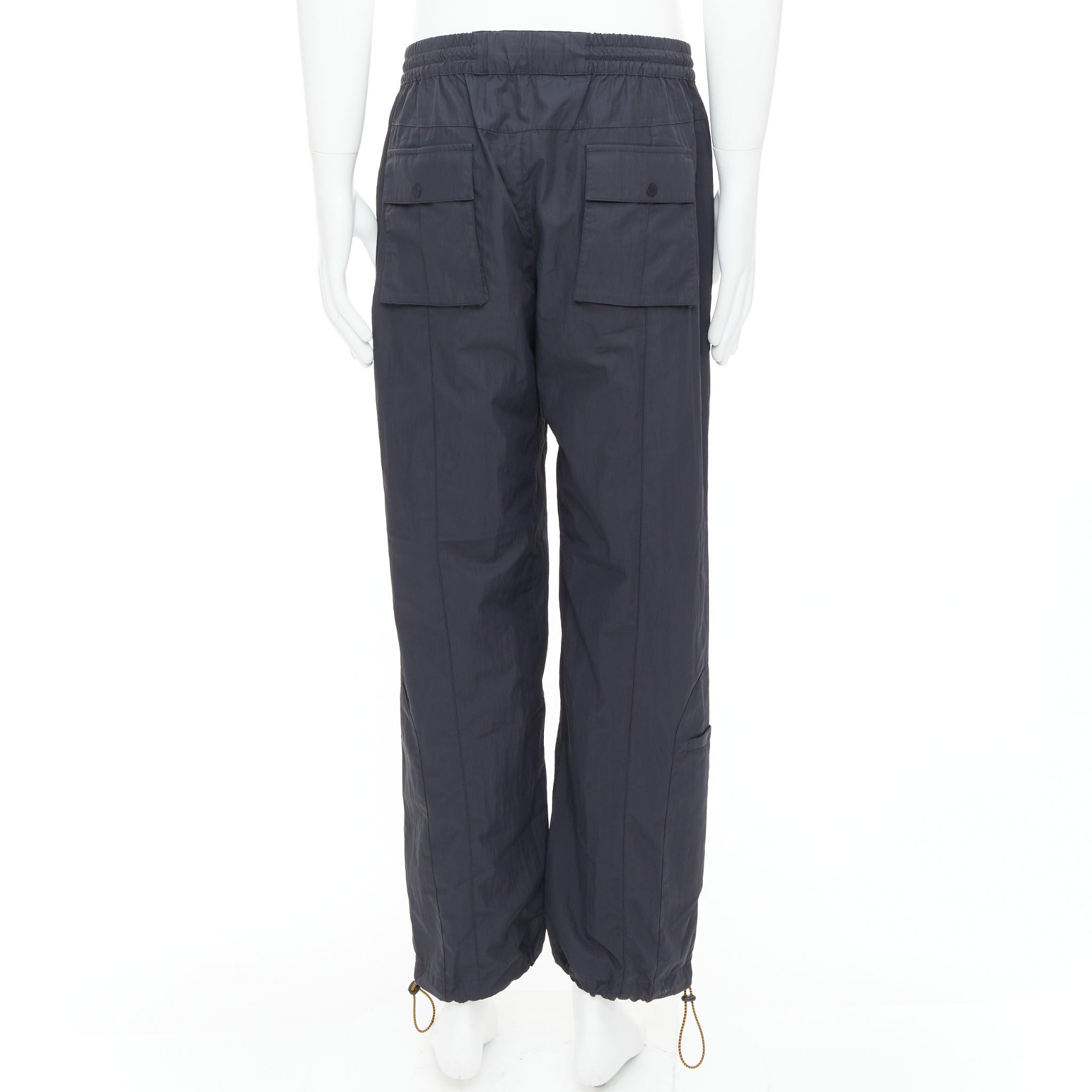 Heron Preston HERON PRESTON black orange nylon patchwork logo drawstring joggers M Size US 30 / EU 46 - 5 Thumbnail