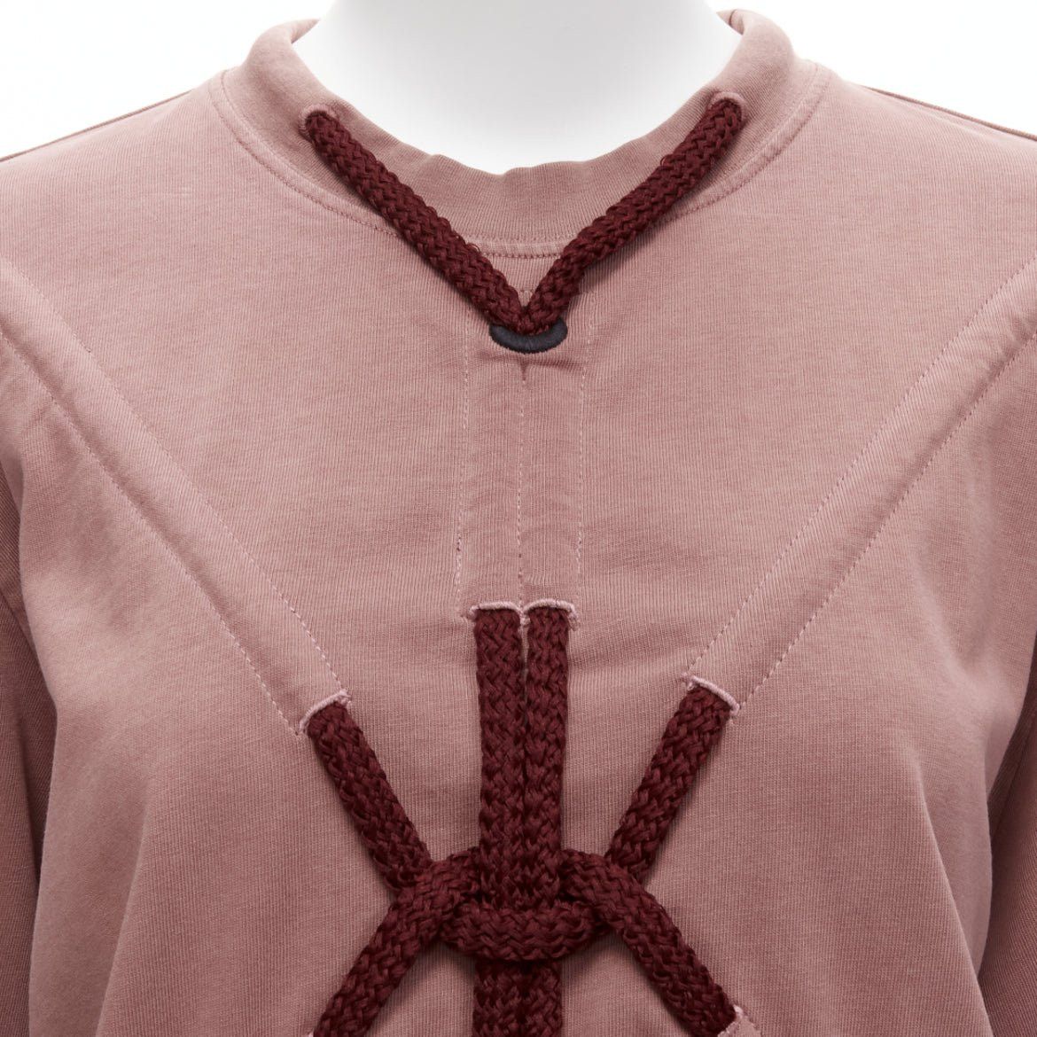 Craig Green CRAIG GREEN burgundy drawstring rope detail long sleeve tshirt S Size S / US 4 / IT 40 - 7 Thumbnail