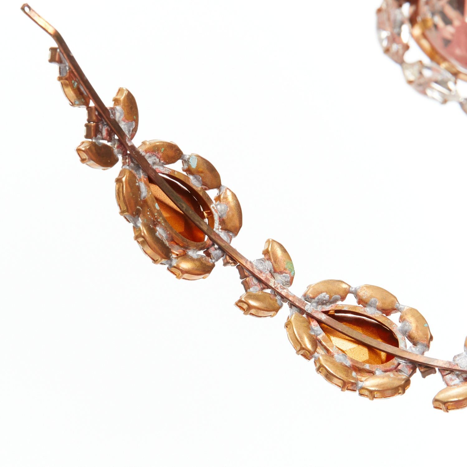 Meadham Kirchhoff rare MEADHAM KIRCHHOFF Lilien Czech Runway crystals pearl bronze alice headband Size ONE SIZE - 8 Thumbnail