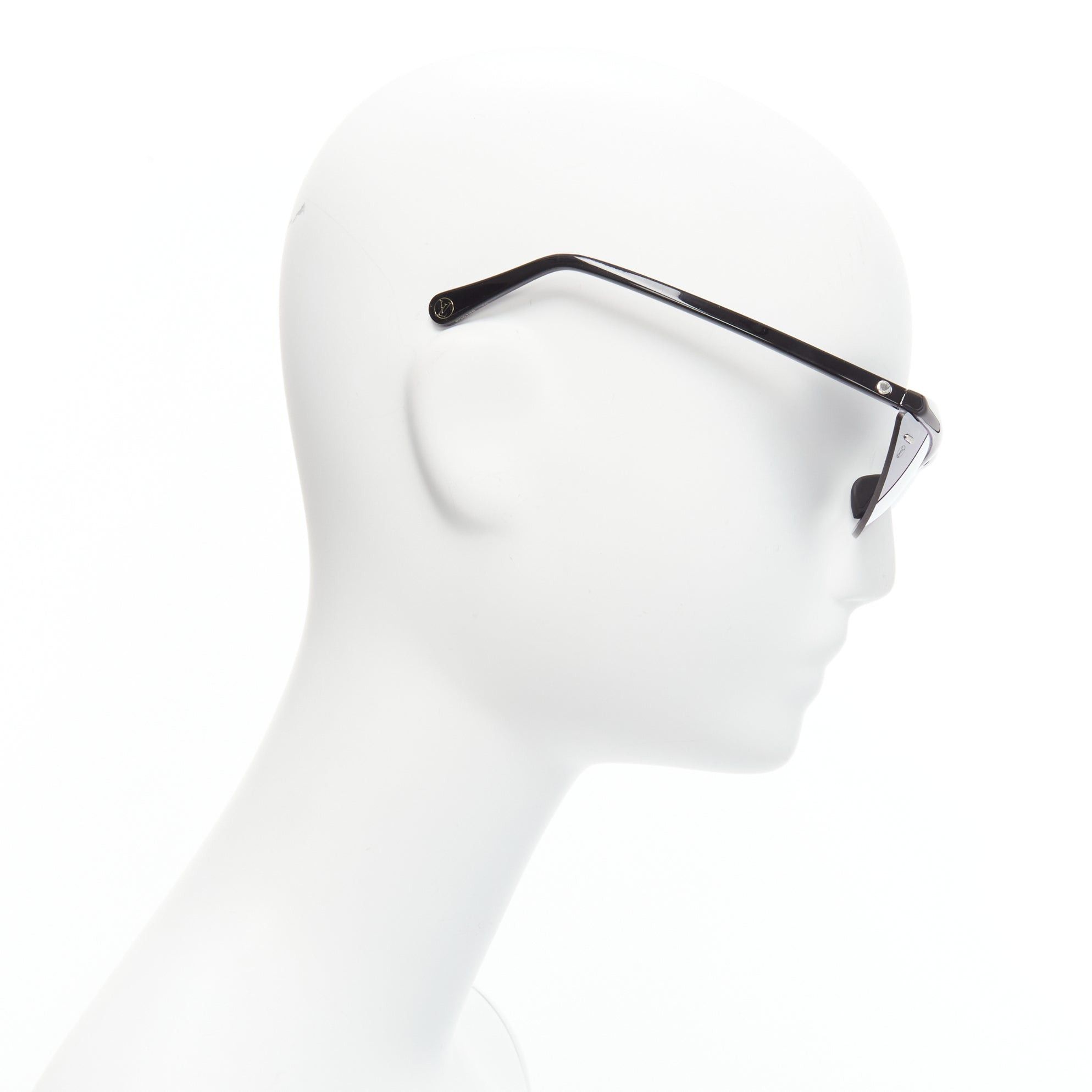 Louis Vuitton LOUIS VUITTON Z1011U For Your Eyes Only silver cat eye sunglasses Size ONE SIZE - 4 Thumbnail