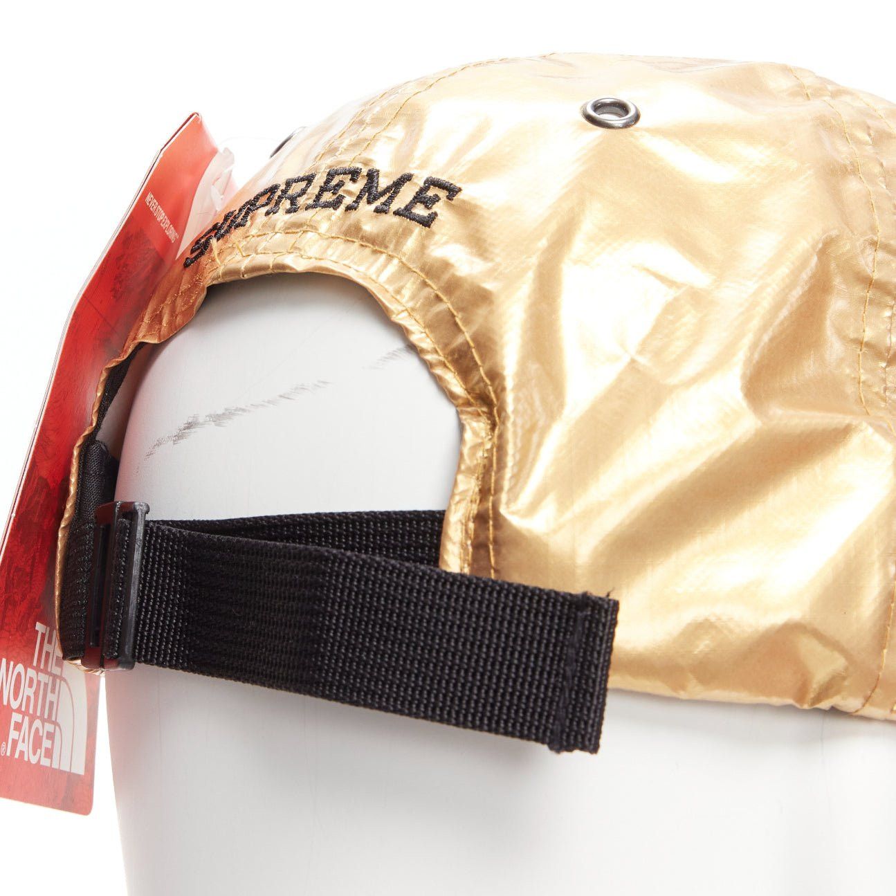 Supreme new SUPREME The North Face metallic gold black logo 6 panel cap Size ONE SIZE - 7 Thumbnail
