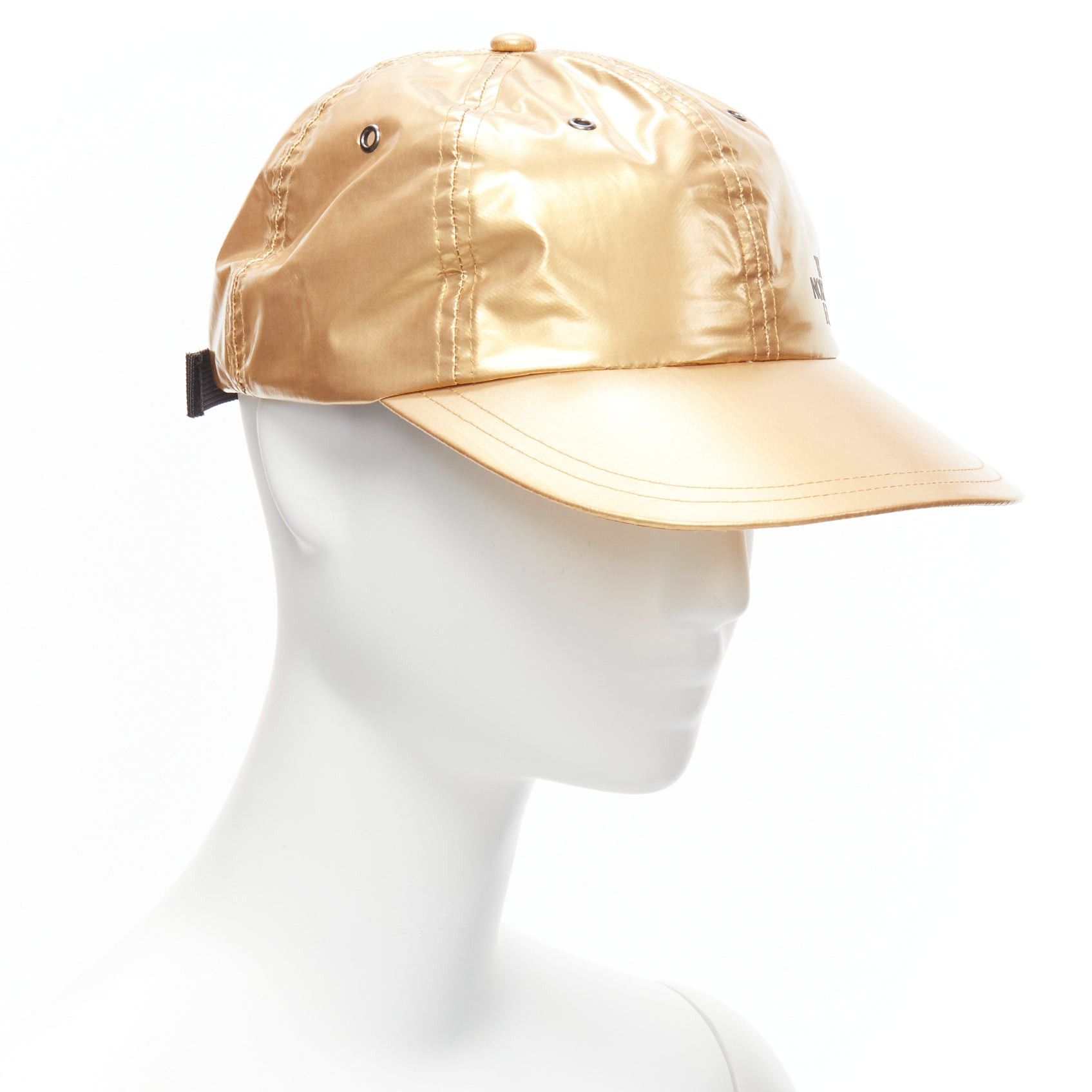 Supreme new SUPREME The North Face metallic gold black logo 6 panel cap Size ONE SIZE - 3 Thumbnail