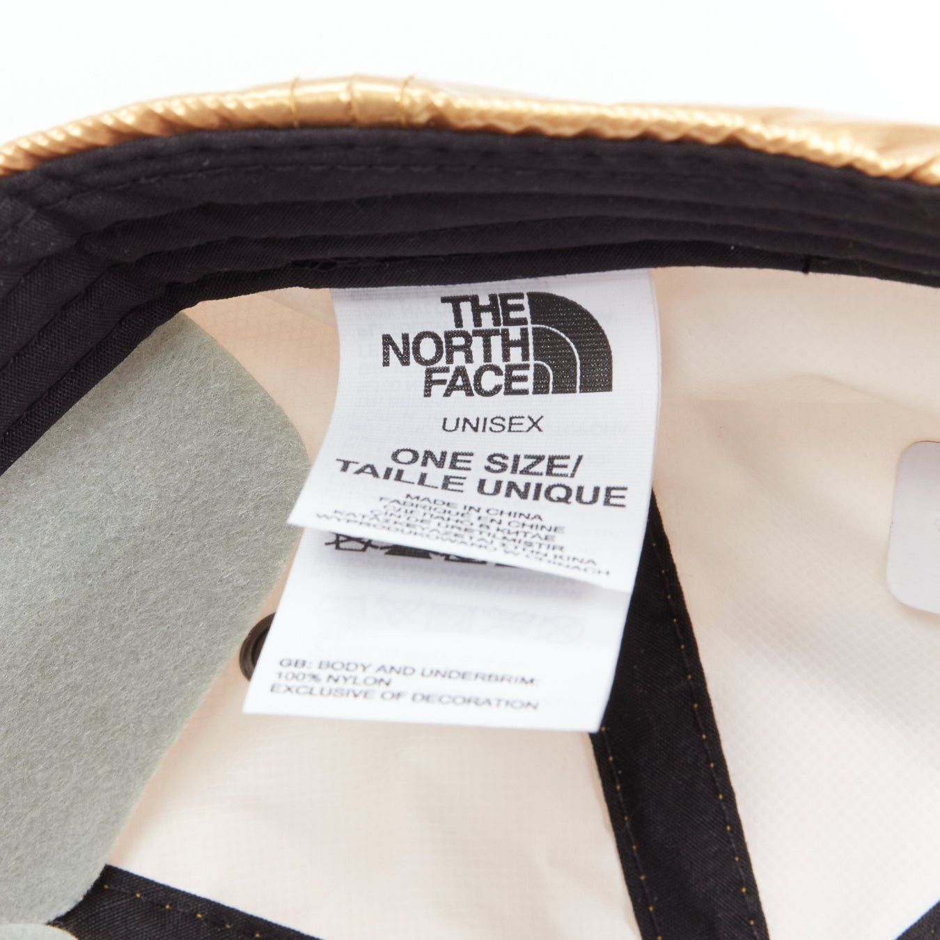 Supreme new SUPREME The North Face metallic gold black logo 6 panel cap Size ONE SIZE - 8 Thumbnail