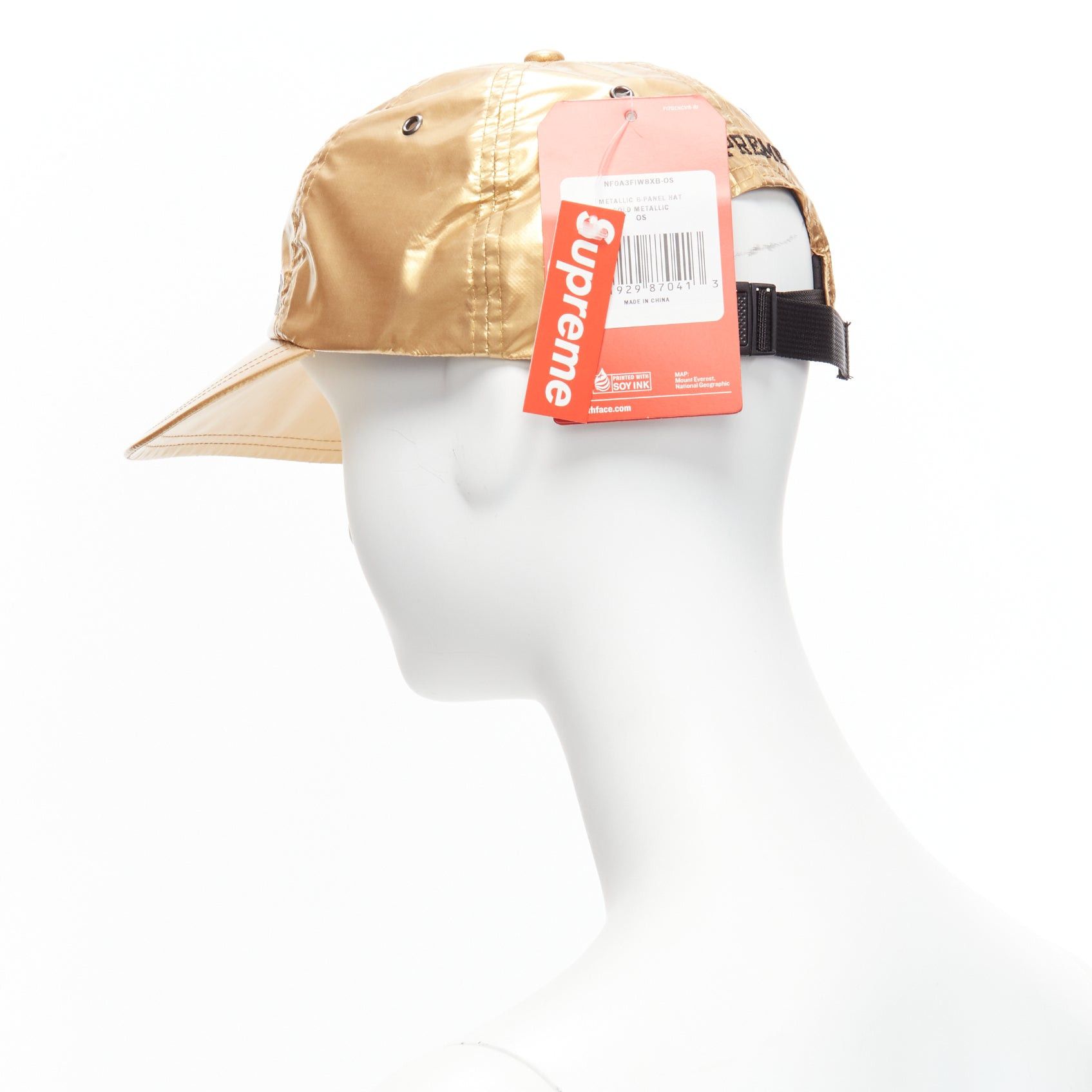 Supreme new SUPREME The North Face metallic gold black logo 6 panel cap Size ONE SIZE - 6 Thumbnail