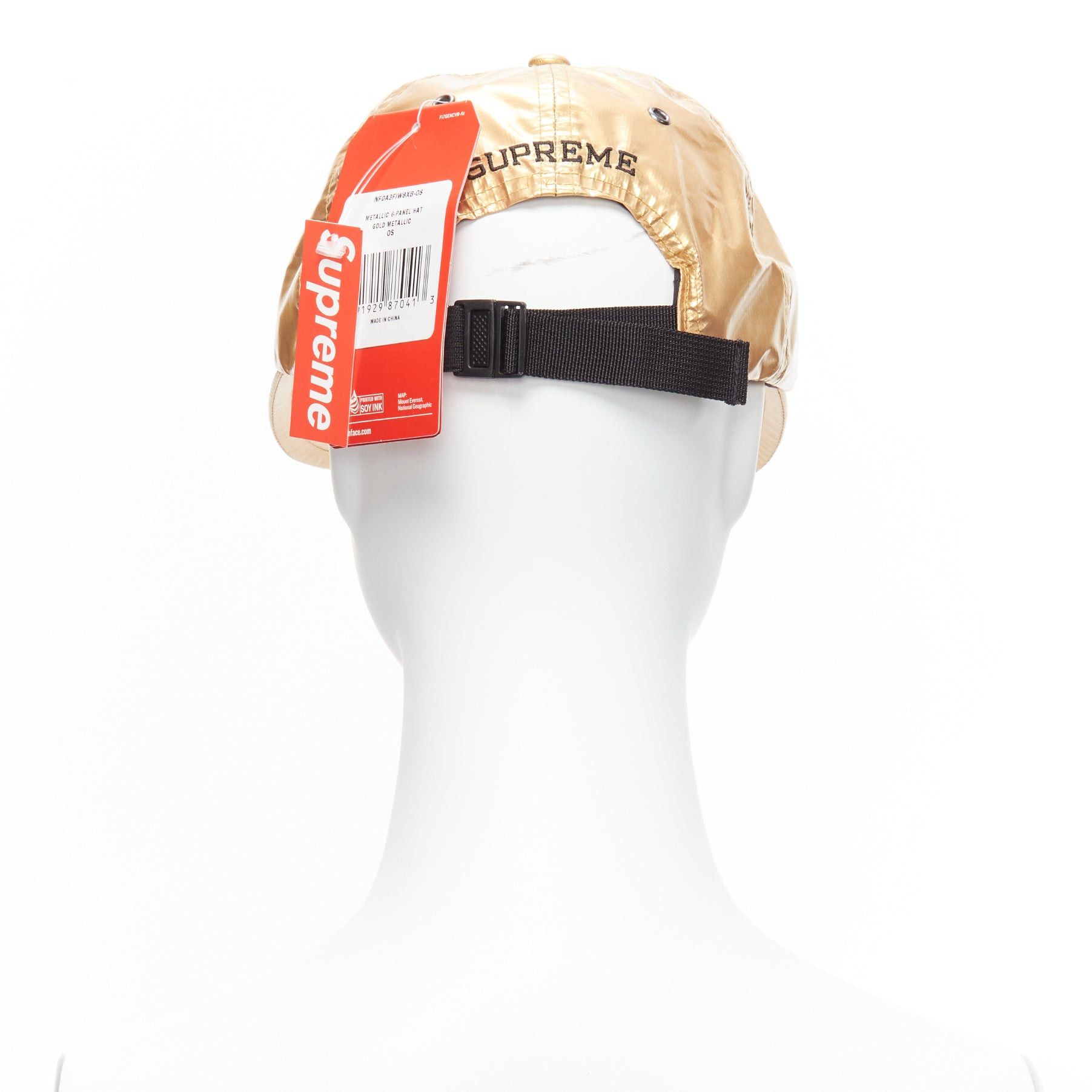 Supreme new SUPREME The North Face metallic gold black logo 6 panel cap Size ONE SIZE - 5 Thumbnail