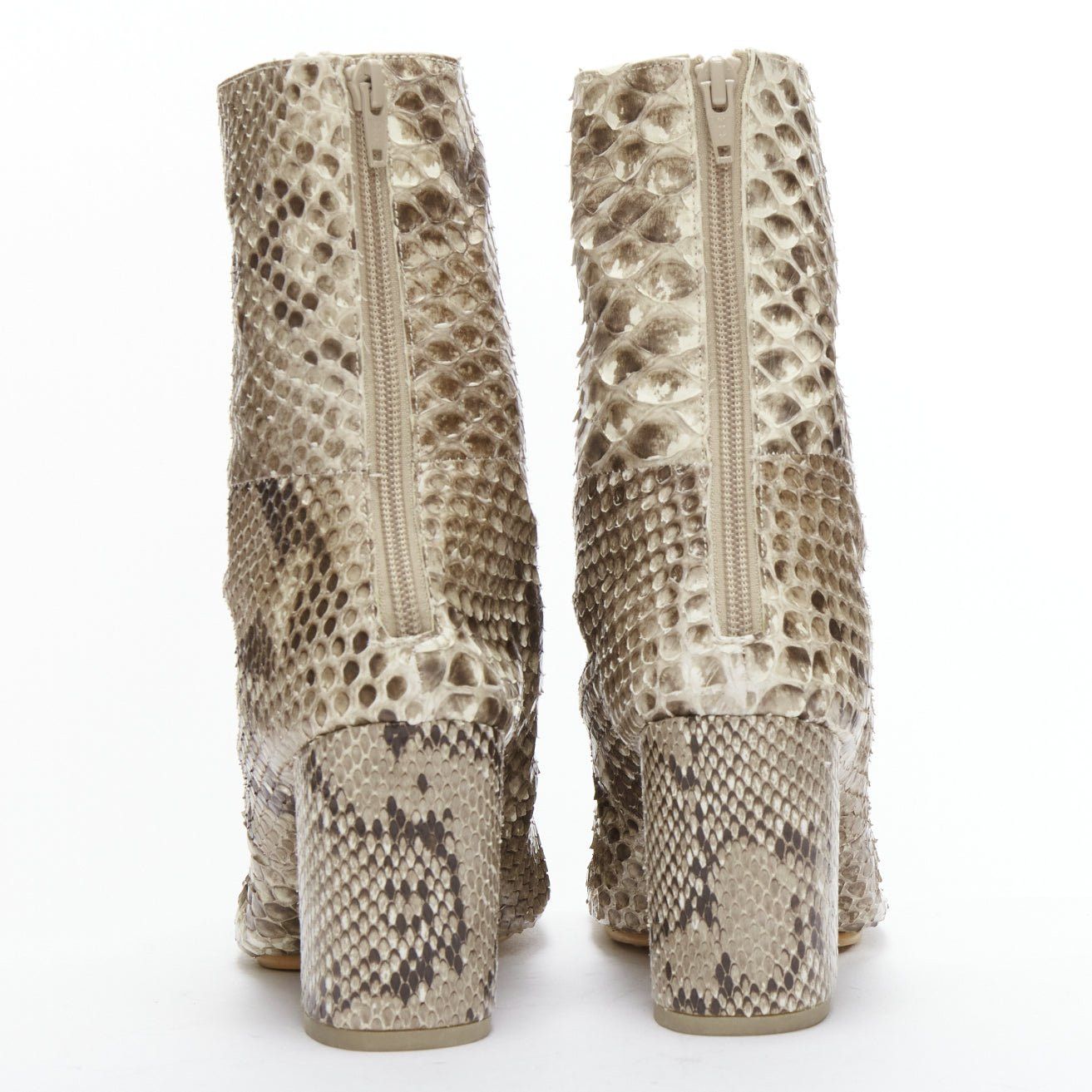 Junya Watanabe JUNYA WATANABE scaled animal print leather round toe boots M Size US 8.5 / IT 38.5 - 5 Thumbnail
