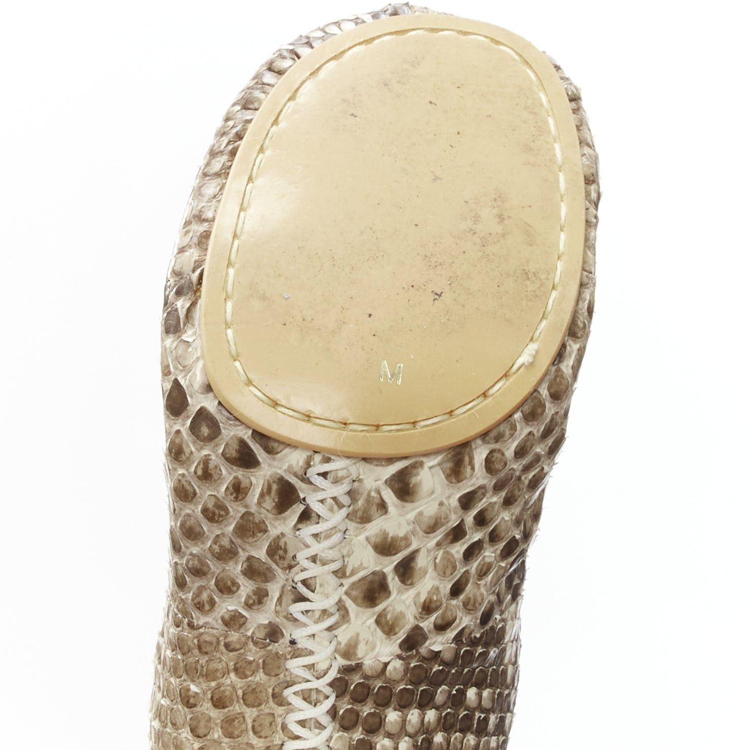 Junya Watanabe JUNYA WATANABE scaled animal print leather round toe boots M Size US 8.5 / IT 38.5 - 10 Thumbnail