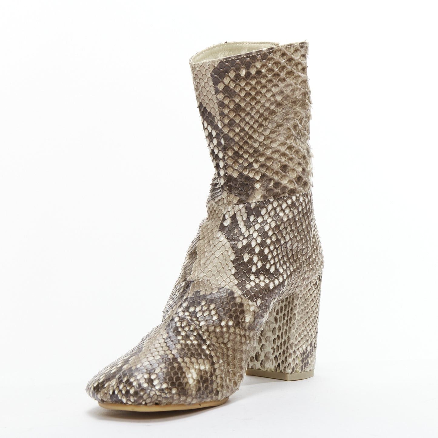 Junya Watanabe JUNYA WATANABE scaled animal print leather round toe boots M Size US 8.5 / IT 38.5 - 4 Thumbnail