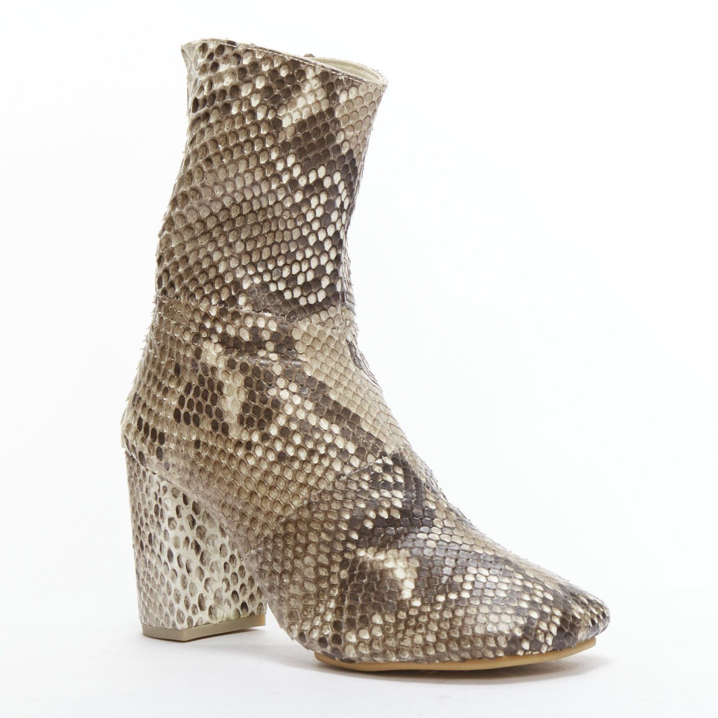 Junya Watanabe JUNYA WATANABE scaled animal print leather round toe boots M Size US 8.5 / IT 38.5 - 2 Thumbnail