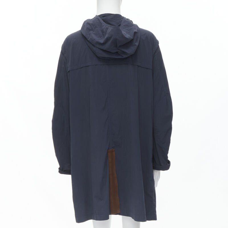 Kolor KOLOR navy blue rope wood toggle button anorak parka jacket JP2 M Size US M / EU 48-50 / 2 - 4 Thumbnail
