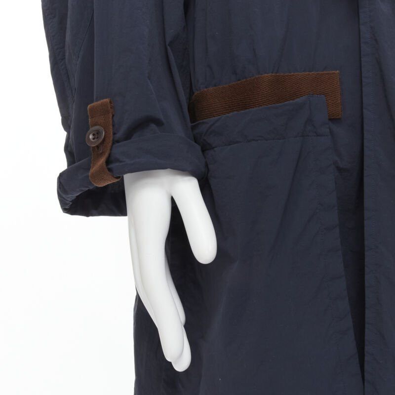 Kolor KOLOR navy blue rope wood toggle button anorak parka jacket JP2 M Size US M / EU 48-50 / 2 - 6 Thumbnail