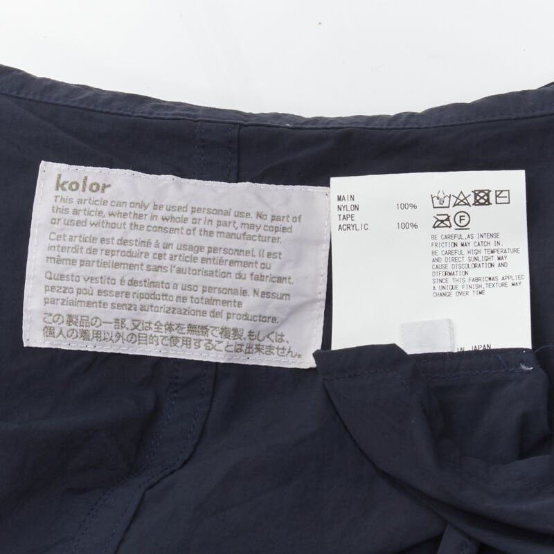Kolor KOLOR navy blue rope wood toggle button anorak parka jacket JP2 M Size US M / EU 48-50 / 2 - 8 Thumbnail