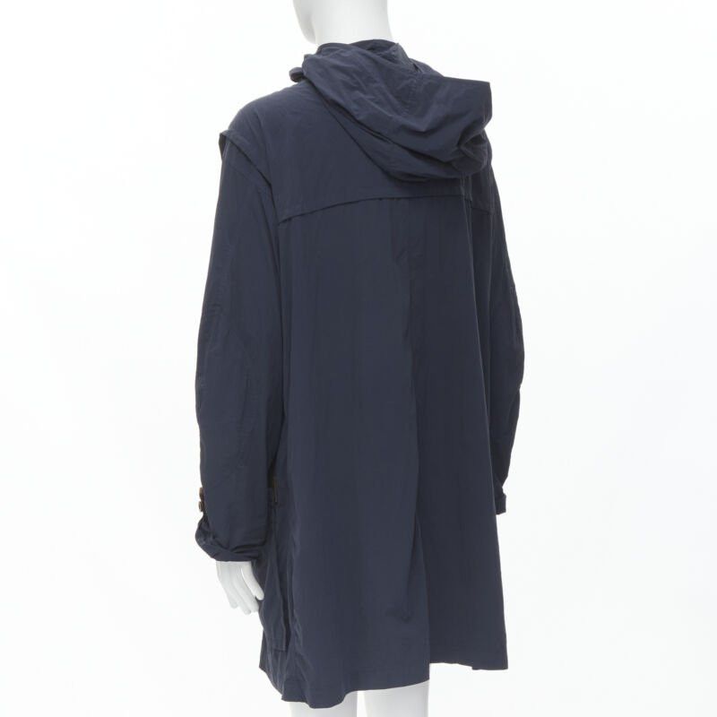 Kolor KOLOR navy blue rope wood toggle button anorak parka jacket JP2 M Size US M / EU 48-50 / 2 - 5 Thumbnail
