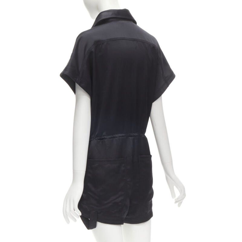 Off-White OFF WHITE C/O VIRGIL ABLOH black logo mechanic pocket boxy romper IT40 S Size 27" / US 4 / IT 40 - 5 Thumbnail