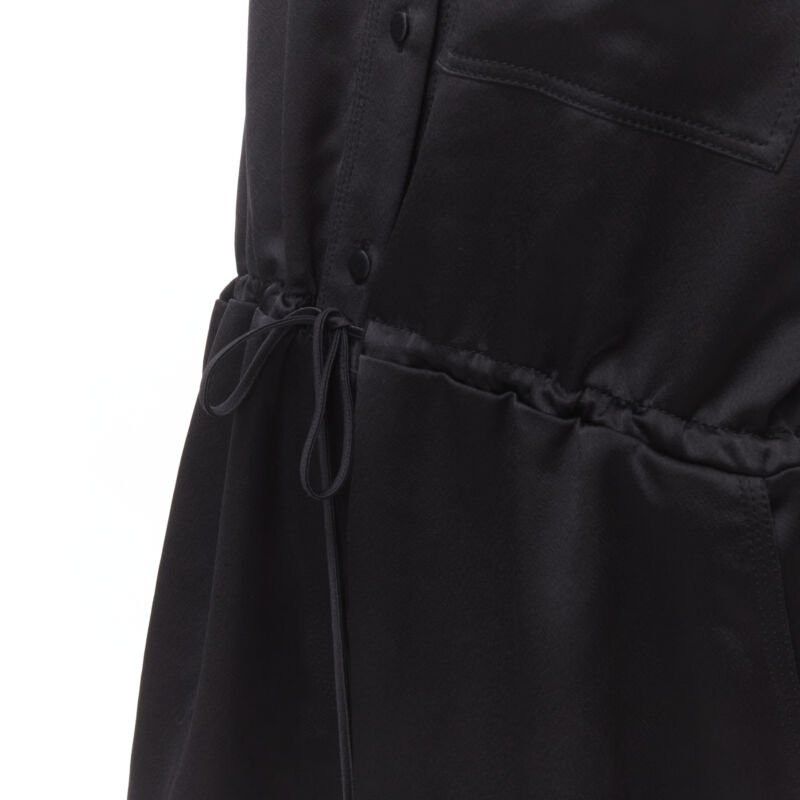 Off-White OFF WHITE C/O VIRGIL ABLOH black logo mechanic pocket boxy romper IT40 S Size 27" / US 4 / IT 40 - 7 Thumbnail