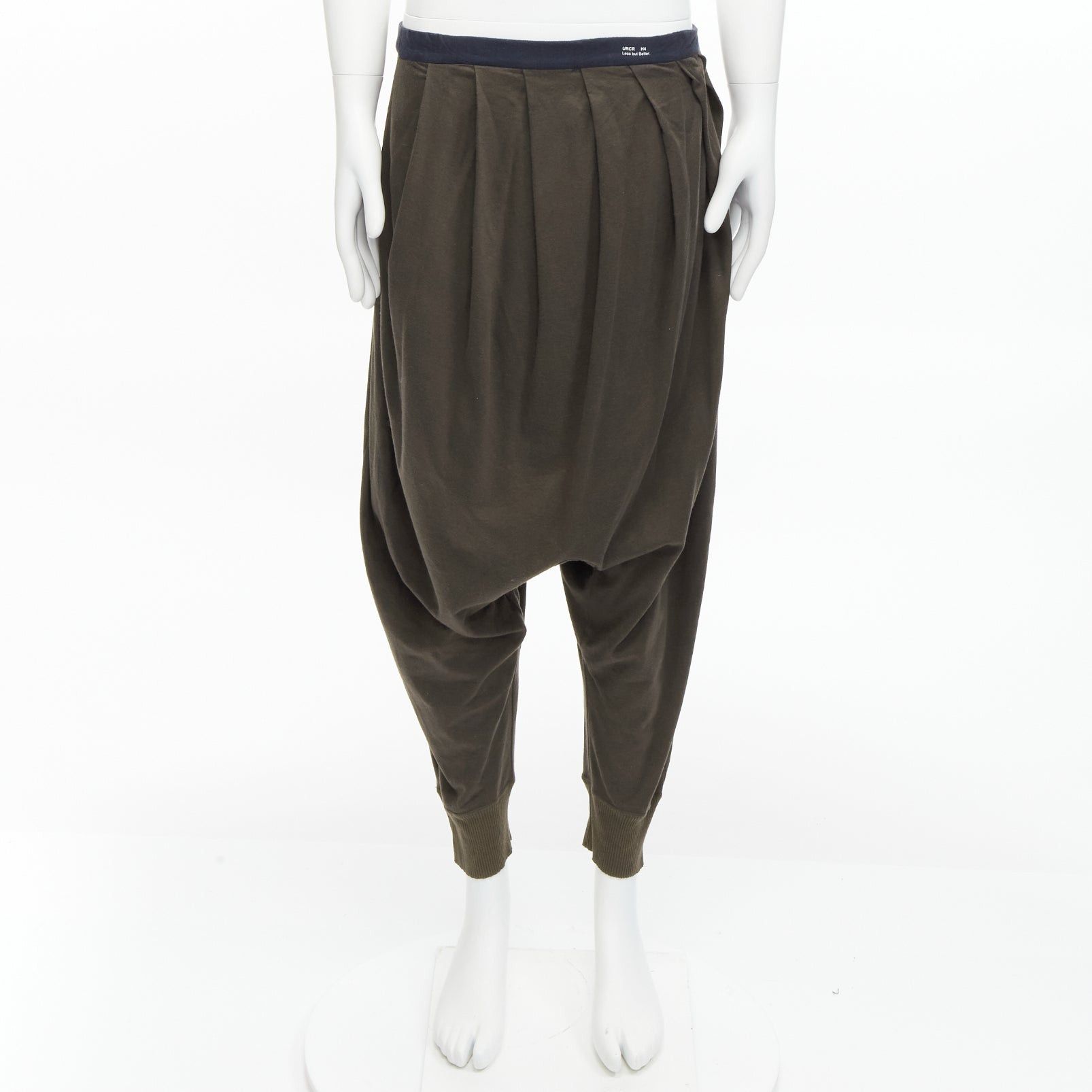 Undercover UNDERCOVER charcoal brown cotton leather suspenders drop crotch pants JP1 S Size US 28 / EU 44 - 10 Thumbnail