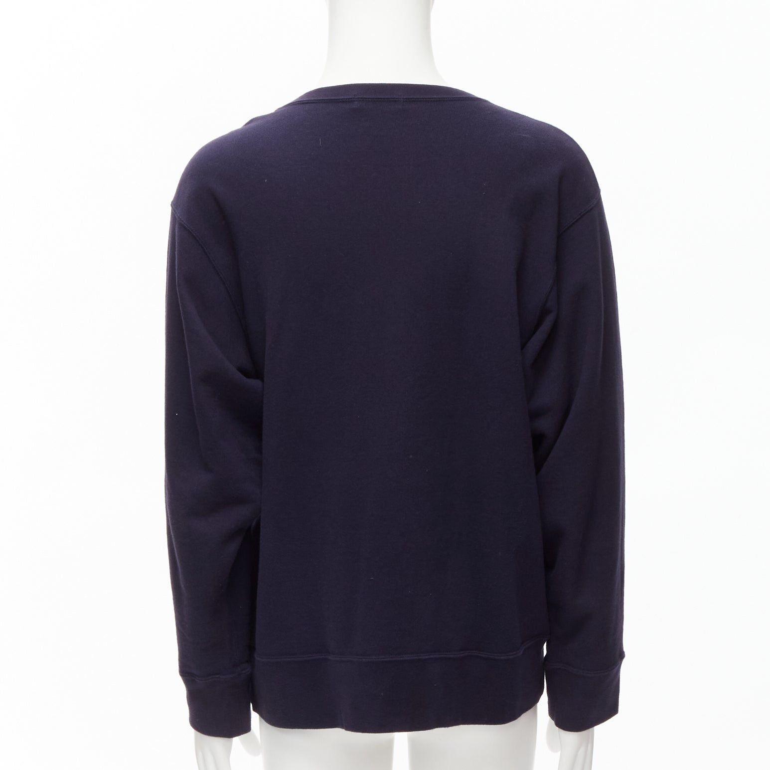Undercover UNDERCOVER 2023 mad burger with without print navy cotton sweater JP3 L Size US M / EU 48-50 / 2 - 5 Thumbnail