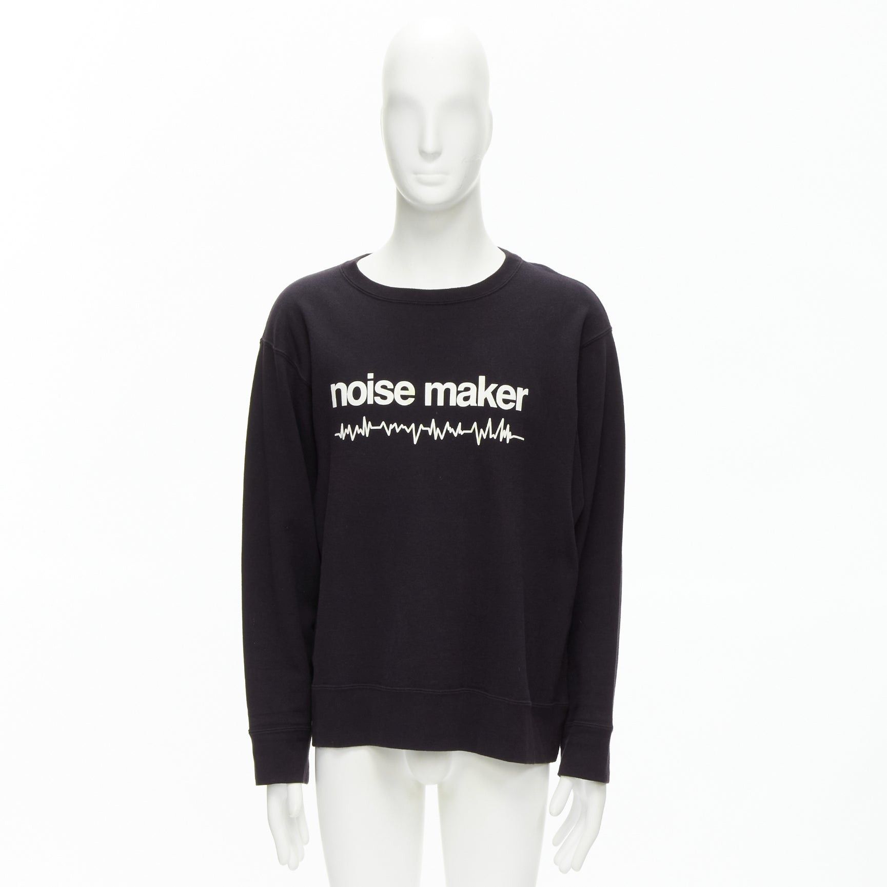 Undercover UNDERCOVER 2023 black cotton noise maker graphic crew neck sweatshirt JP3 L Size US M / EU 48-50 / 2 - 8 Thumbnail