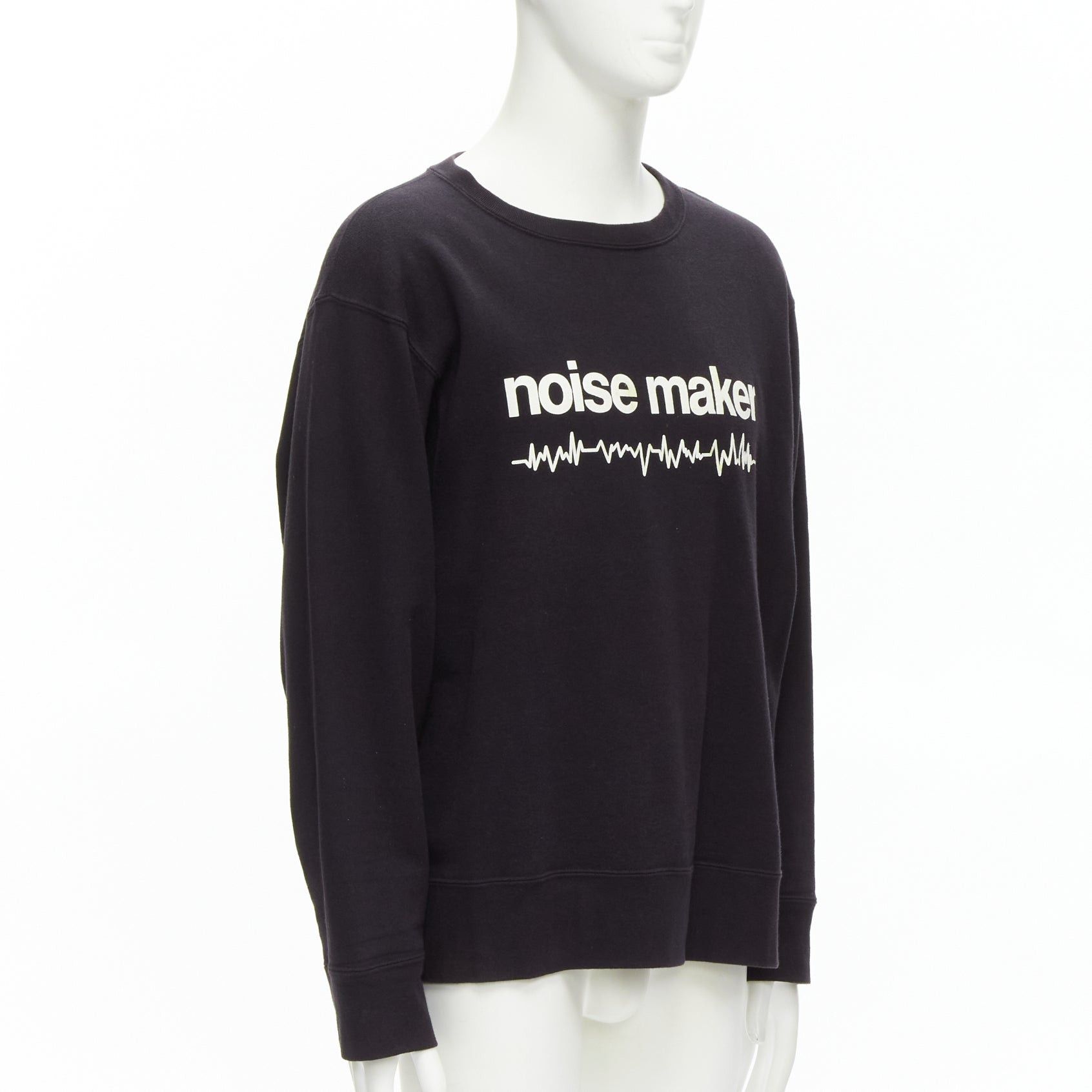 Undercover UNDERCOVER 2023 black cotton noise maker graphic crew neck sweatshirt JP3 L Size US M / EU 48-50 / 2 - 3 Thumbnail