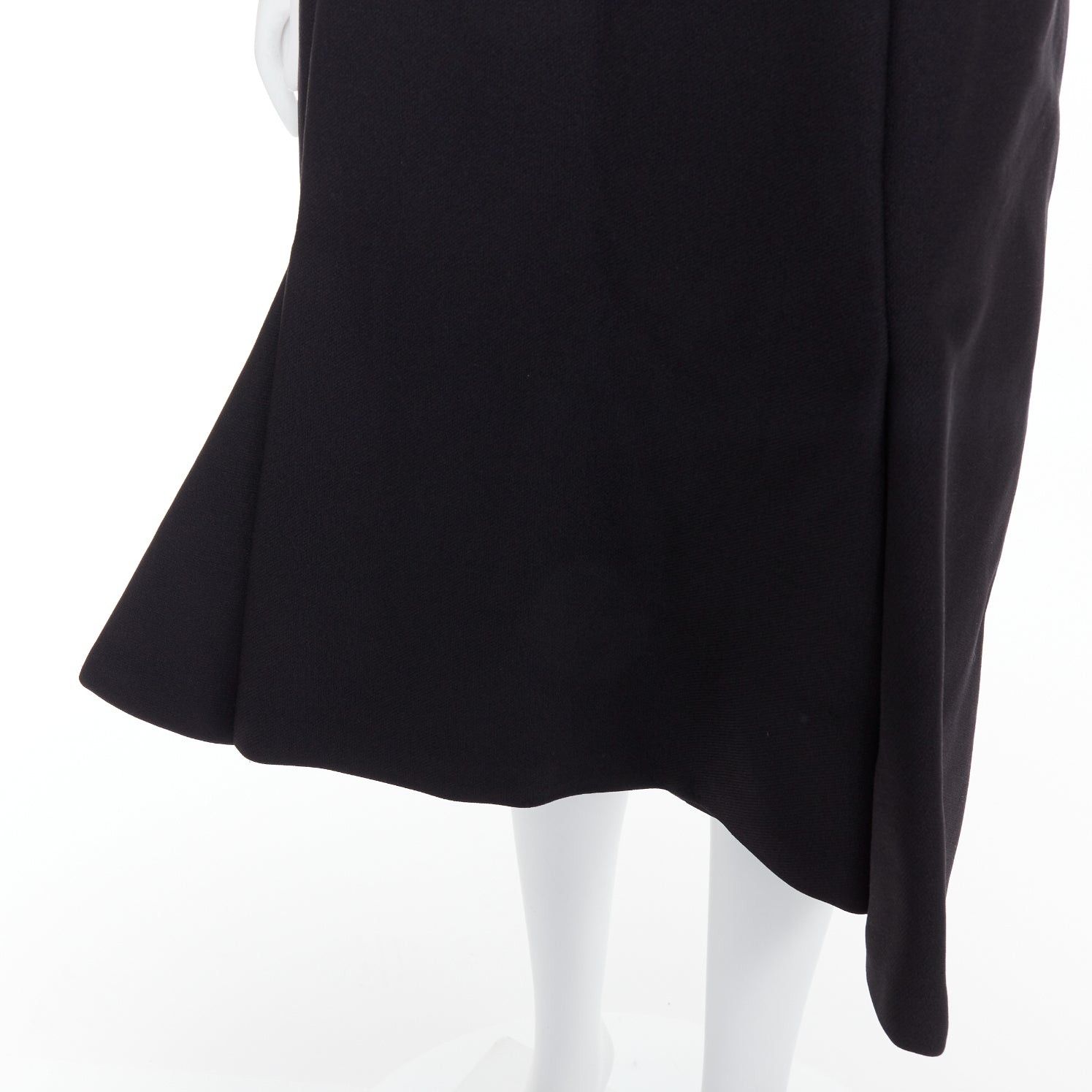 Balenciaga BALENCIAGA Demna 2016 black padded structural midi dress FR40 L Size M / US 6-8 / IT 42-44 - 2 Thumbnail