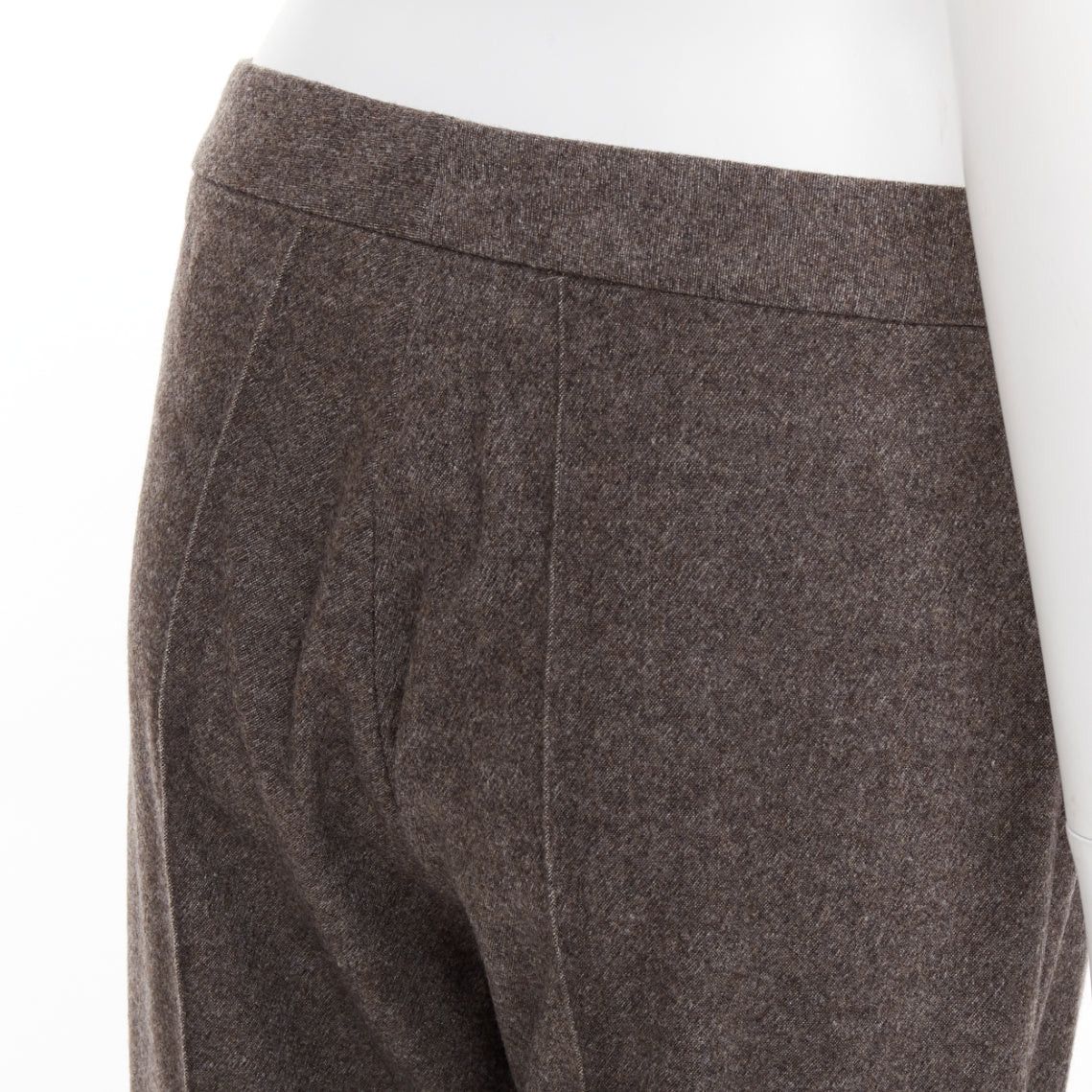 John Galliano JOHN GALLIANO Vintage grey taupe wool cashmere blend flare suit pants FR40 L Size 30" / US 8 / IT 44 - 7 Thumbnail