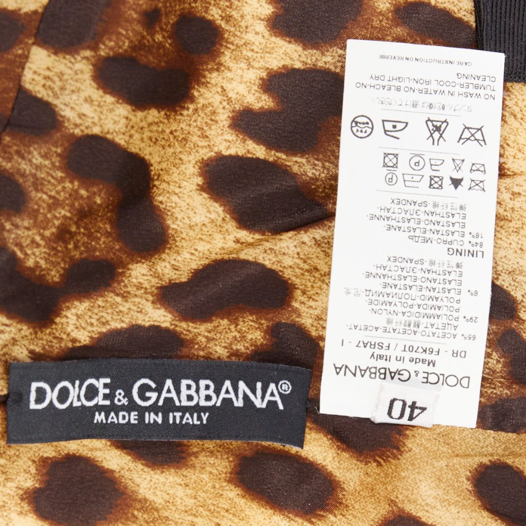 Dolce & Gabbana DOLCE GABBANA Vintage pink rose peonies floral black strap mini dress IT40 S Size S / US 4 / IT 40 - 8 Thumbnail